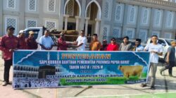 Jelang Idul Adha, Pemprov Papua Barat Salurkan Hewan Kurban”Kabupaten Teluk Bintuni Dapatkan Sapi khusus Dari Presiden RI.