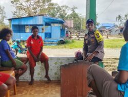 Bhabinkamtibmas Kampung Merdey Intensif Sambangi Warga, Perkuat Harkamtibmas