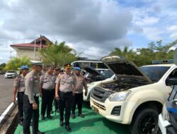 Kapolres Teluk Bintuni Cek Kesiapan Kendaraan Dinas, Pastikan Siap Dukung Pelayanan Masyarakat