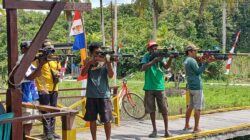 Polsek Aranday Gelar Lomba Menembak Meriahkan HUT Ke-81 RI