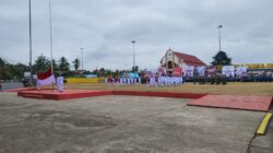 Bupati Teluk Bintuni Yohanis Manibuy Pimpin Upacara Pengibaran Sang Merah Putih Dalam Rangka HUT RI Ke-81